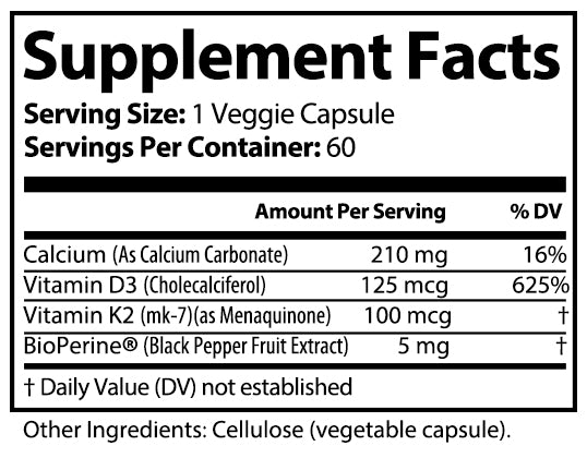 Vitamin K2+ D3